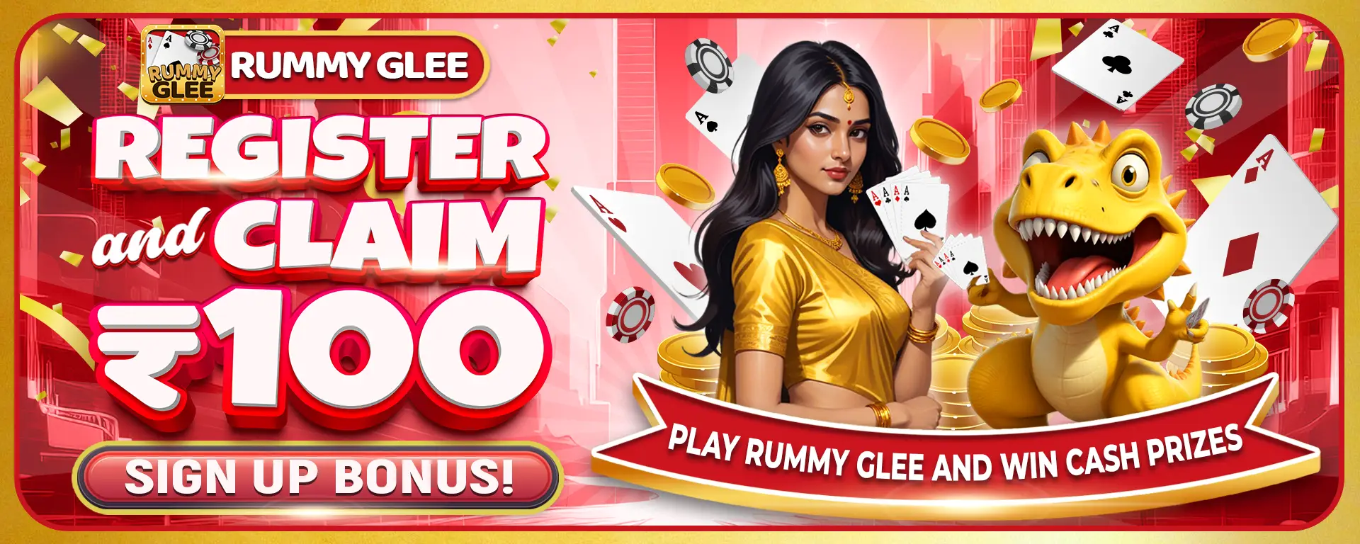 rummy glee banner image